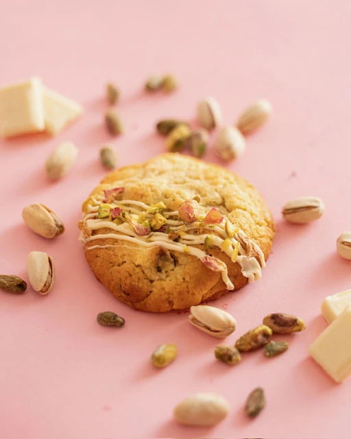 Pistache rose chocolat blanc